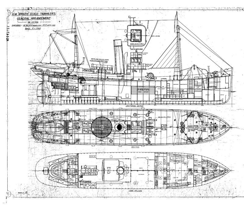 1/350 Strath Class Armed Trawler Work in Progress Maritime
